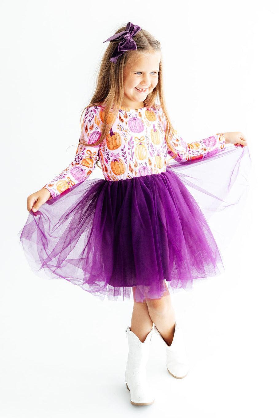 Gourdgeous L/S Tutu Dress-Mila & Rose ®