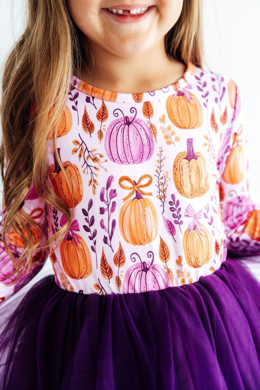 Gourdgeous L/S Tutu Dress-Mila & Rose ®