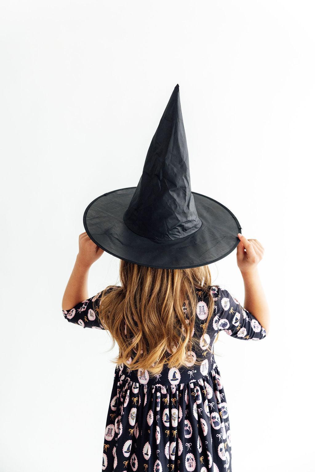 Hocus Pocus 3/4 Sleeve Pocket Twirl Dress-Mila & Rose ®