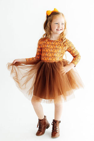 Turkey Trot L/S Tutu Dress-Mila & Rose ®