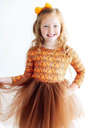 Turkey Trot L/S Tutu Dress-Mila & Rose ®