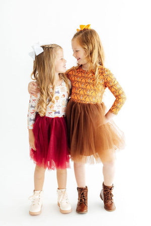 Hello Fall L/S Tutu Dress-Mila & Rose ®