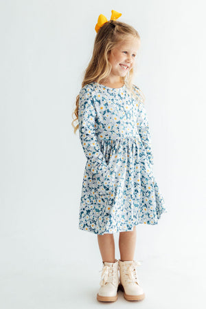 Oopsie Daisy L/S Pocket Twirl Dress-Mila & Rose ®