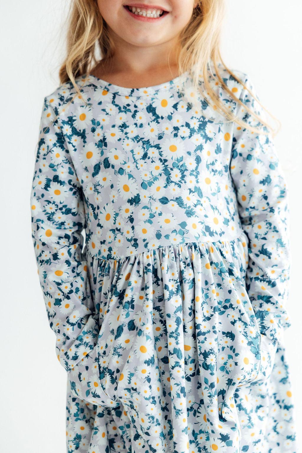 Oopsie Daisy L/S Pocket Twirl Dress-Mila & Rose ®