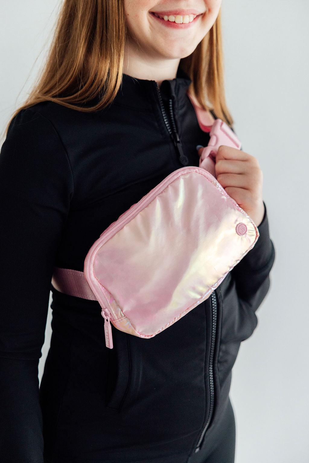 Pink Iridescent Belt Bag-Mila & Rose ®