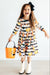 Pumpkins & Peonies 3/4 Sleeve Pocket Twirl Dress-Mila & Rose ®