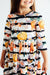 Pumpkins & Peonies 3/4 Sleeve Pocket Twirl Dress-Mila & Rose ®