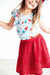 Proudly Patriotic S/S Flutter Sleeve Leotard-Mila & Rose ®