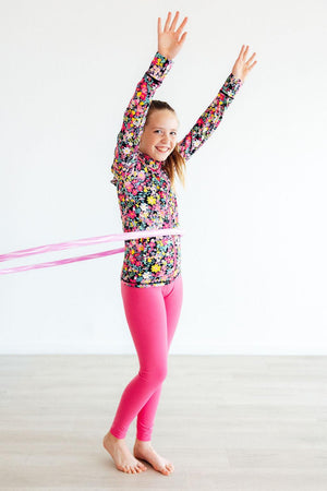 Fuchsia Flash Active Legging-Mila & Rose ®