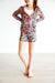 Flexible Floral Full-Zip Ruffle Active Jacket-Mila & Rose ®