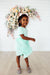 Pastel Green S/S Pocket Twirl Dress-Mila & Rose ®