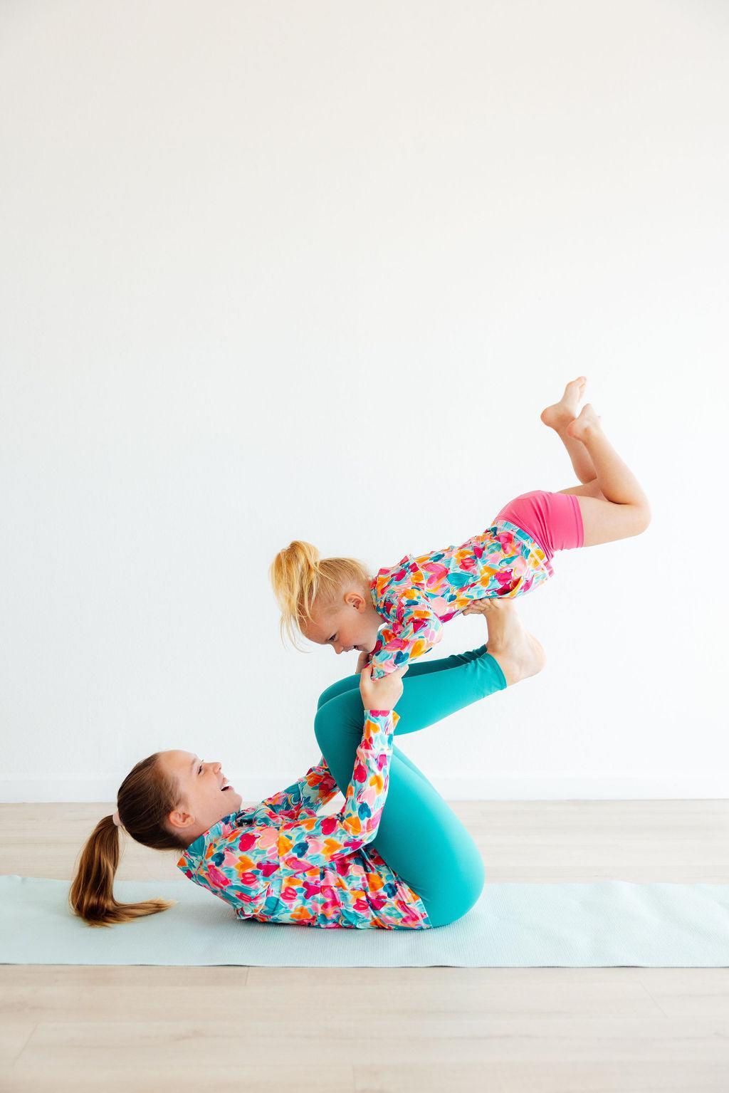 Turbo Teal Active Legging-Mila & Rose ®