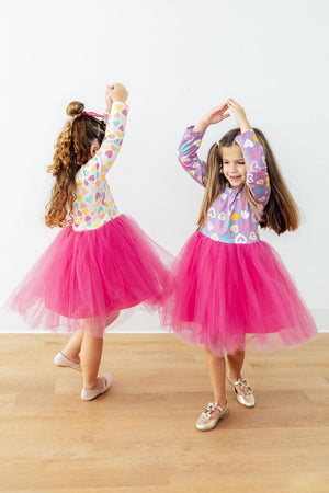 Painted with Love L/S Tutu Dress-Mila & Rose ®