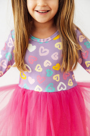 Painted with Love L/S Tutu Dress-Mila & Rose ®