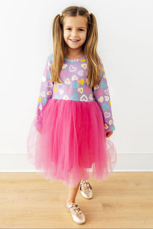 Painted with Love L/S Tutu Dress-Mila & Rose ®