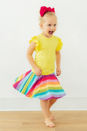 Cheerful Stripes Twirl Skort-Mila & Rose ®