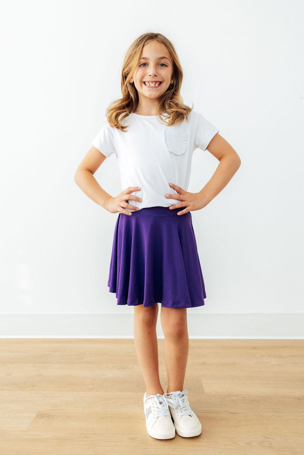 Purple Twirl Skort-Mila & Rose ®