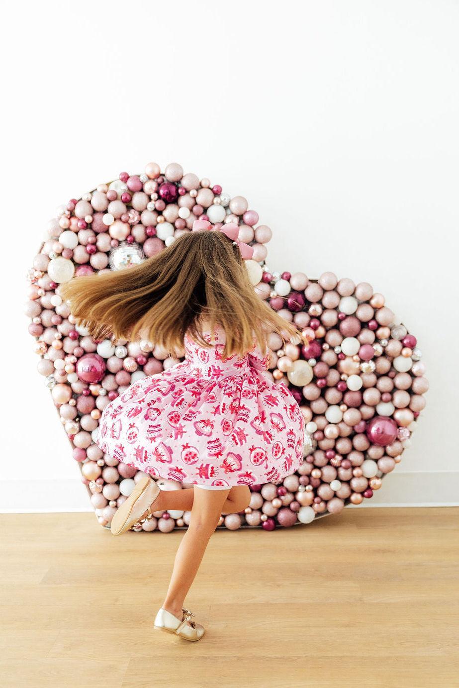 Vintage Cakes L/S Pocket Twirl Dress-Mila & Rose ®