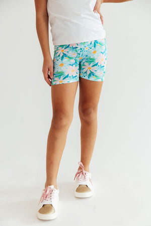 Preppy Daisies Twirl Shorts-Mila & Rose ®