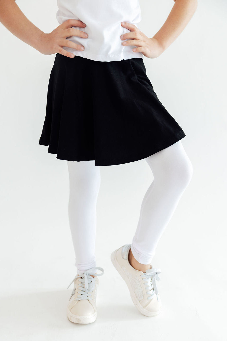 Black & White Twirl Skegging-Mila & Rose ®