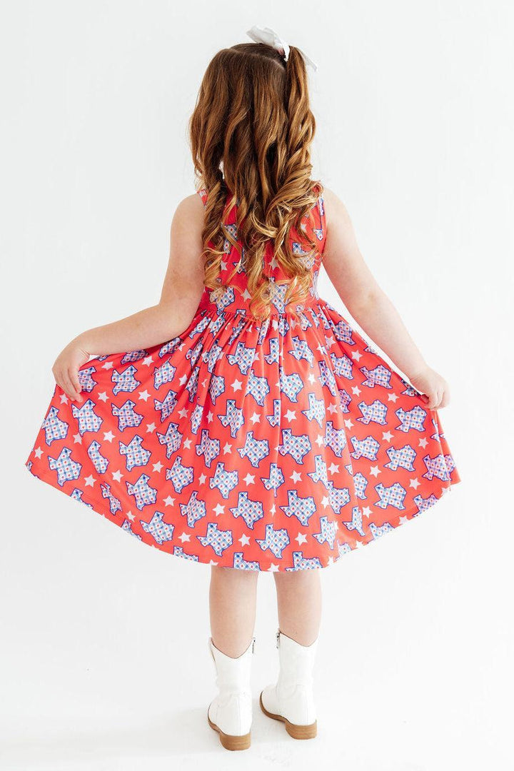 Texas Pride Tank Twirl Dress-Mila & Rose ®