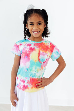 Far Out Ruffle Pocket Tee-Mila & Rose ®