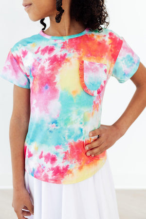 Far Out Ruffle Pocket Tee-Mila & Rose ®