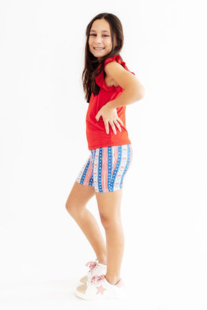 All-American Girl Twirl Shorts-Mila & Rose ®