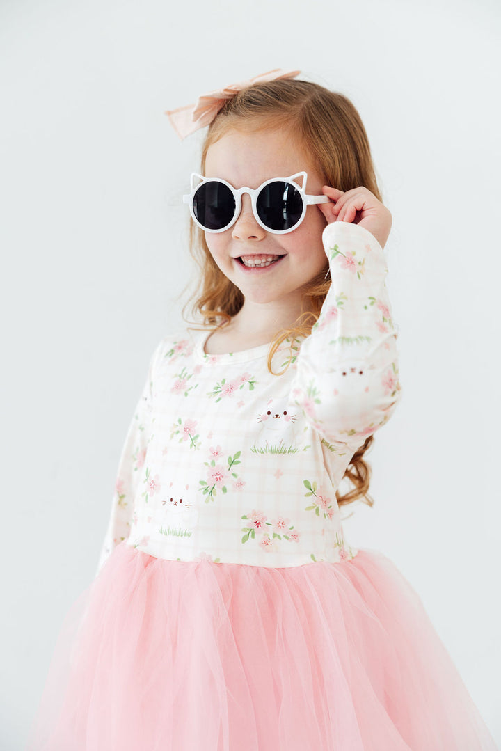 Spring Kittens L/S Tutu Dress-Mila & Rose ®