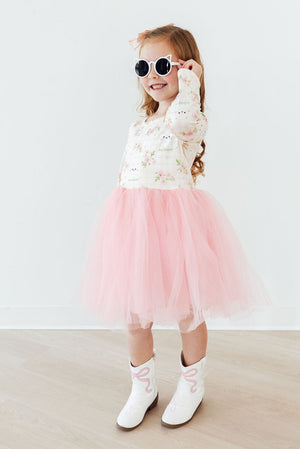 Spring Kittens L/S Tutu Dress-Mila & Rose ®