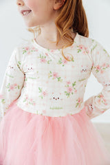 Spring Kittens L/S Tutu Dress-Mila & Rose ®