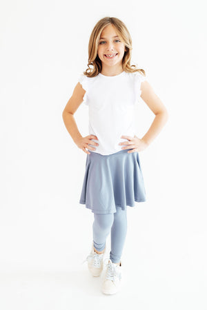 Dusty Blue Twirl Skegging-Mila & Rose ®