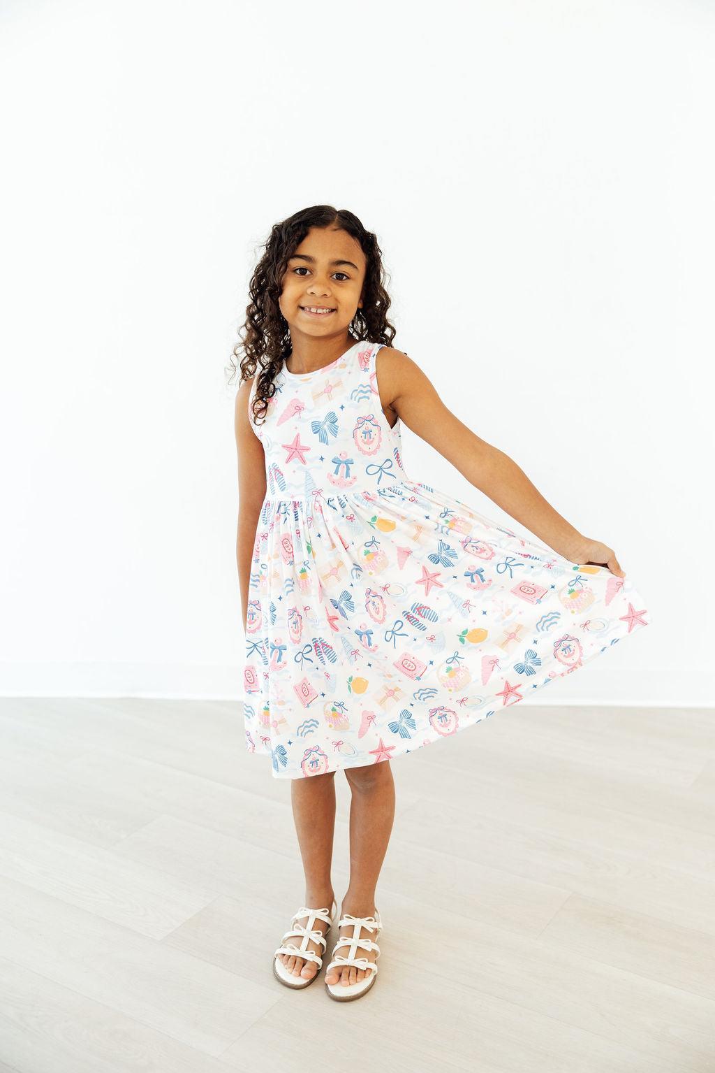 Seaside Sweetheart Tank Twirl Dress-Mila & Rose ®