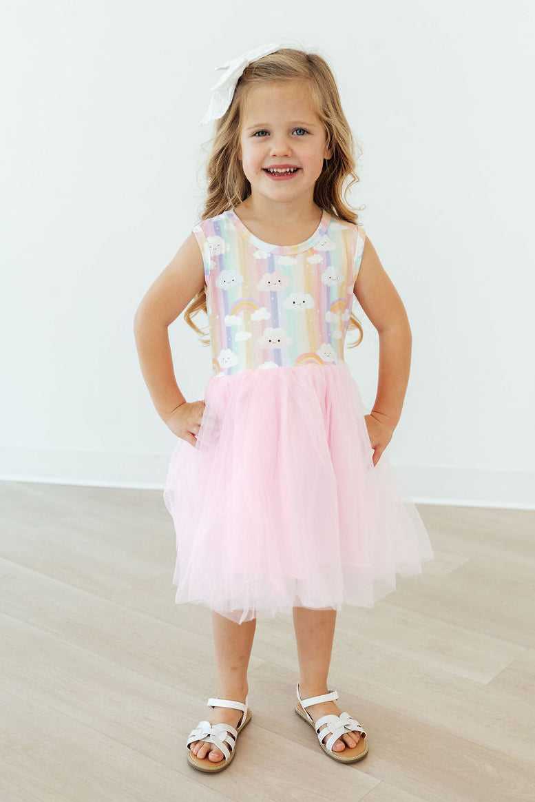Rainbow Skies Tank Tutu Dress-Mila & Rose ®
