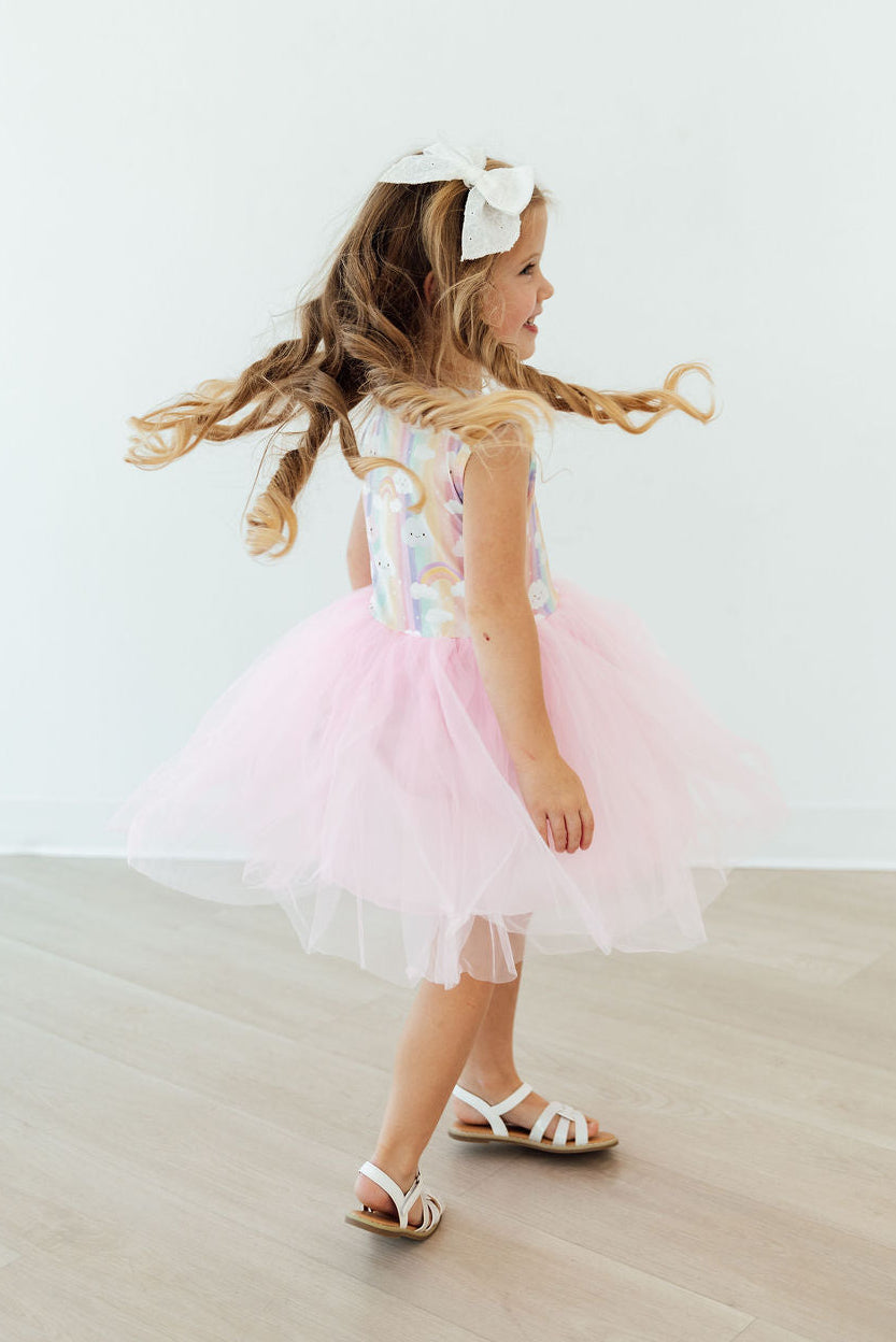 Rainbow Skies Tank Tutu Dress-Mila & Rose ®