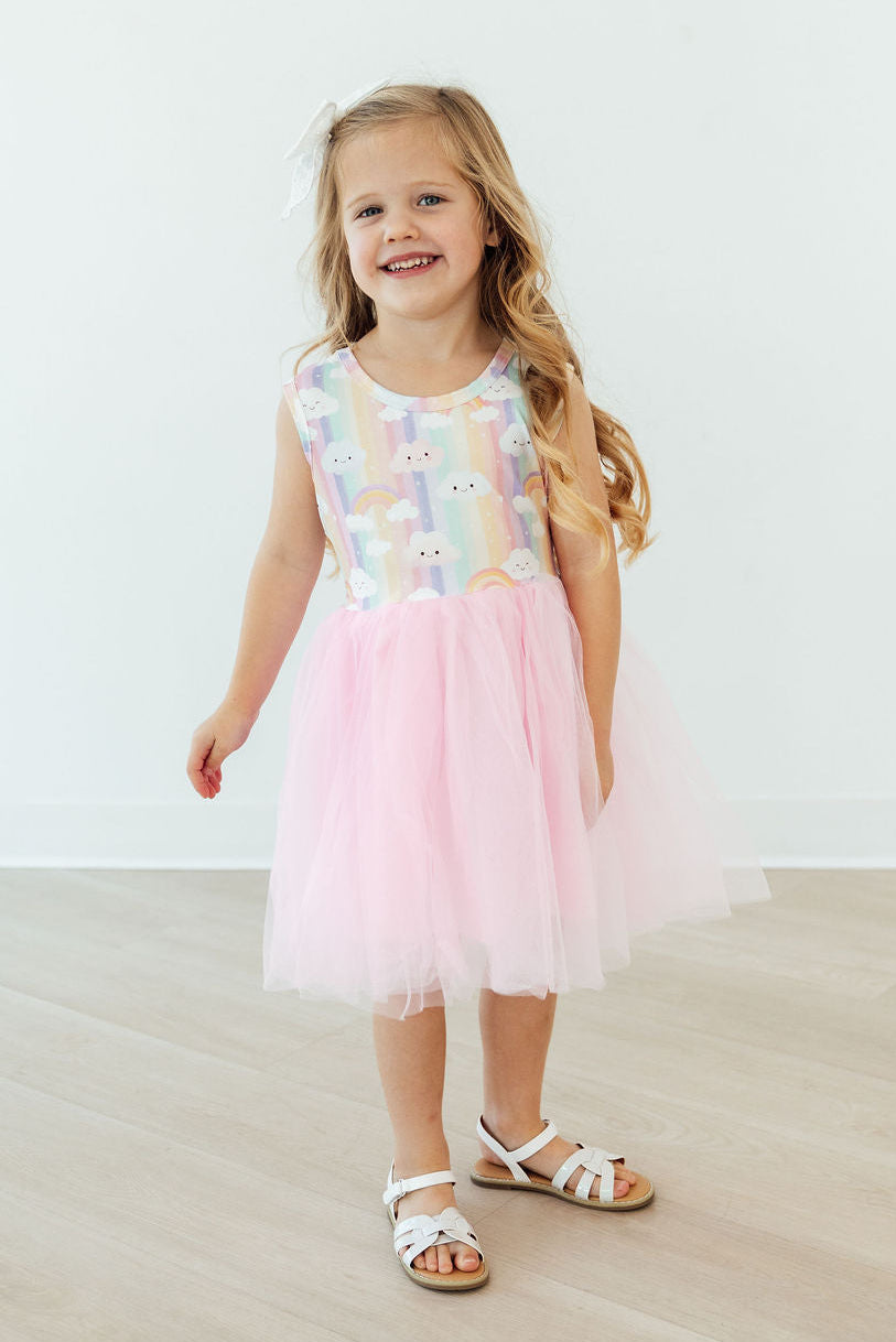 Rainbow Skies Tank Tutu Dress-Mila & Rose ®