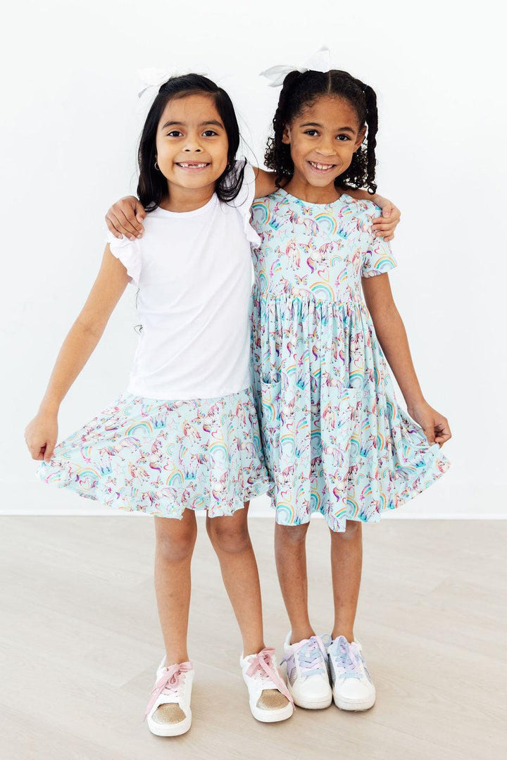 Unicorn Queen Ruffle Twirl Skort-Mila & Rose ®