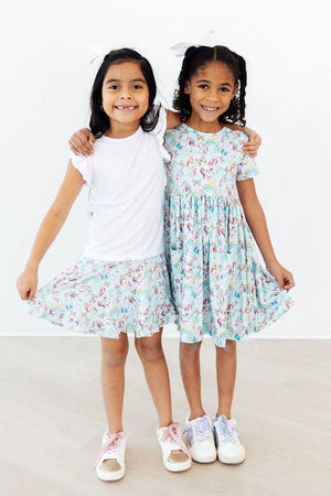 Unicorn Queen Ruffle Twirl Skort-Mila & Rose ®