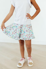 Unicorn Queen Ruffle Twirl Skort-Mila & Rose ®