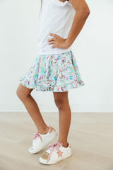 Unicorn Queen Ruffle Twirl Skort-Mila & Rose ®