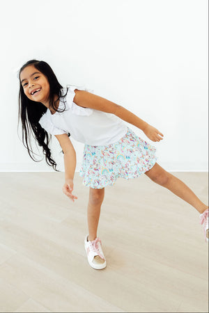 Unicorn Queen Ruffle Twirl Skort-Mila & Rose ®