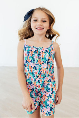 Island Blossoms Strappy Play Romper-Mila & Rose ®