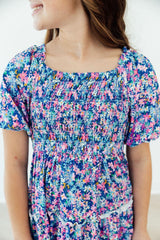 Darling Daisies Smocked Ruffle Dress-Mila & Rose ®