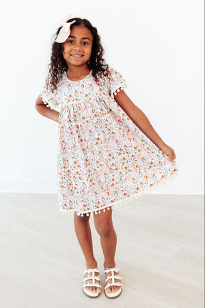 Unicorn Soiree Pom Pom Dress-Mila & Rose ®