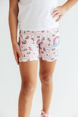 Rainbow Purr-fection Twirl Shorts-Mila & Rose ®