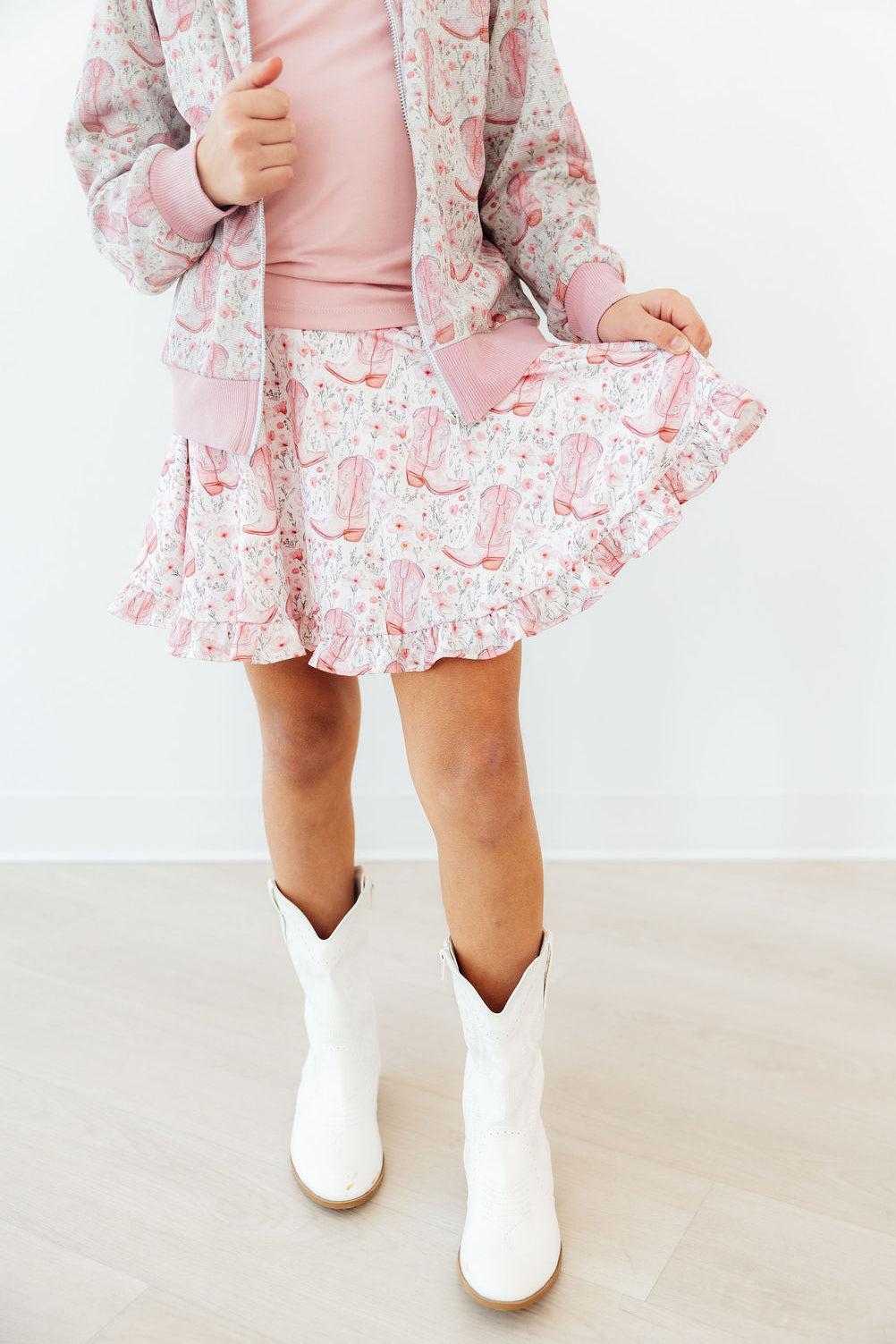 Country Girl Ruffle Twirl Skort-Mila & Rose ®