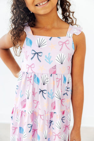 Beachside Bows Ruffle Maxi Dress-Mila & Rose ®