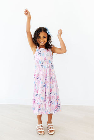 Beachside Bows Ruffle Maxi Dress-Mila & Rose ®