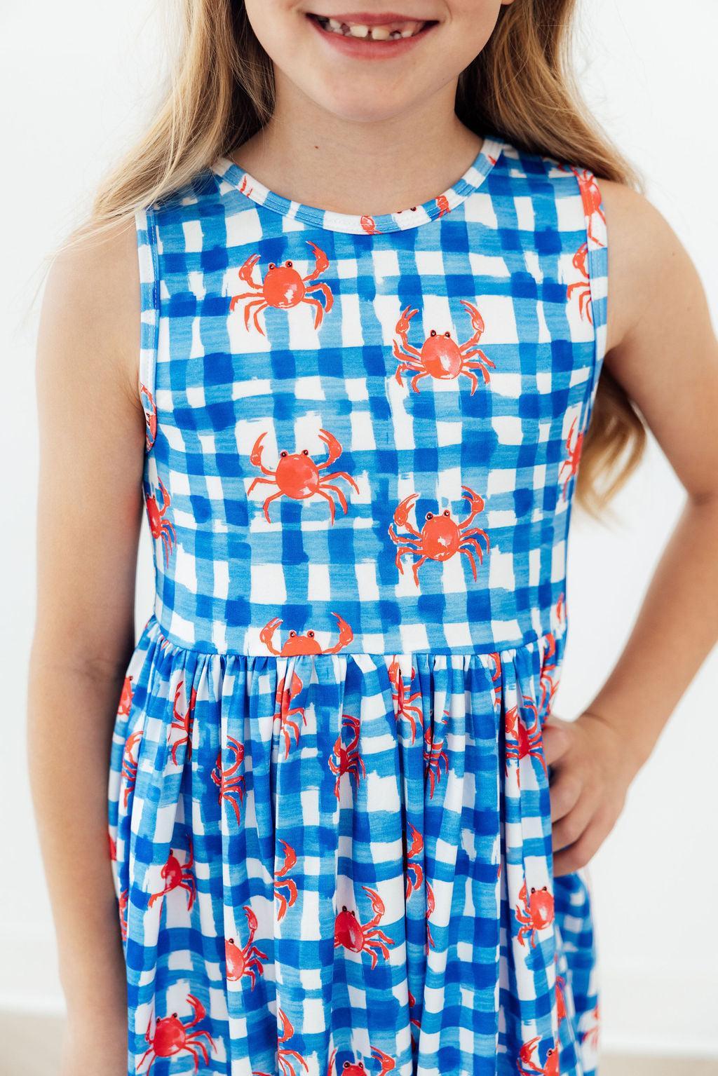 Crabby Cutie Tank Twirl Dress-Mila & Rose ®