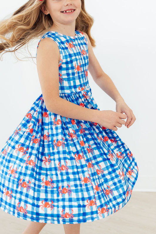 Crabby Cutie Tank Twirl Dress-Mila & Rose ®